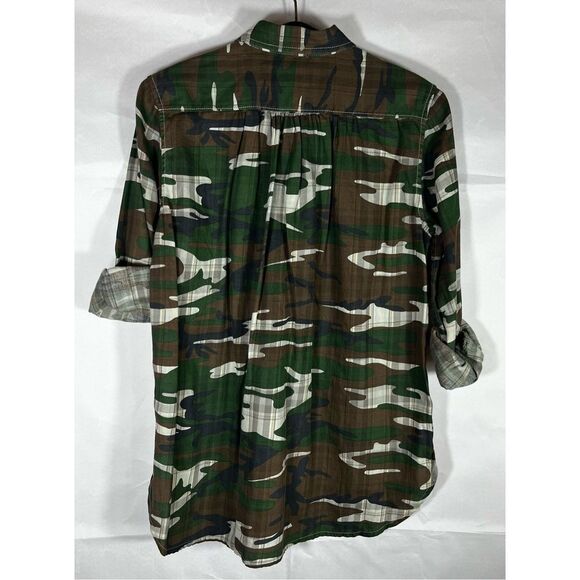 R.L Denim & Supply button down Camo shirt - Picture 2 of 6